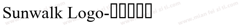Sunwalk Logo字体转换